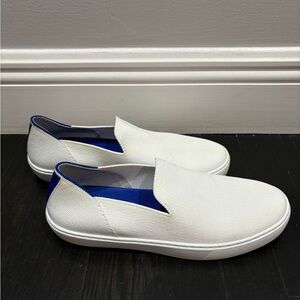 Women’s White Rothy’s Slip-On Sneakers